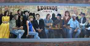 Memphis: Entertainment, country music, Wall mural